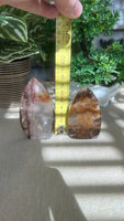 Fire Quartz and golden healer free forms