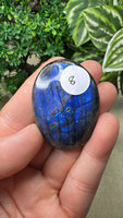 Labradorite palm stones