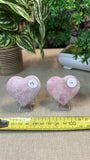 Pink Opal Hearts