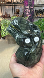 Green Jade T-Rex Head