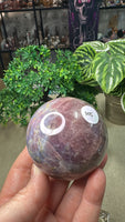 Purple Rose Quartz Spheres