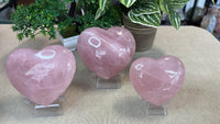 Rose Quartz Hearts