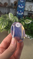 Pink opalite palm stone
