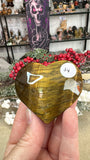 Tiger eye hearts
