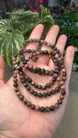 Rhodonite bracelet 6mm