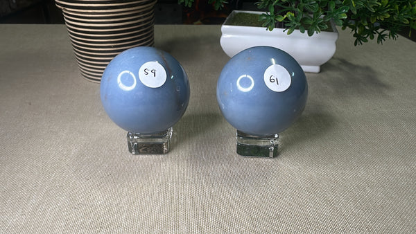 Angelite Spheres