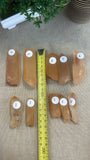Tangerine Quartz Pieces