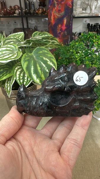Garnet dragon head