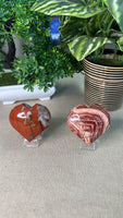 Red Jasper Hearts