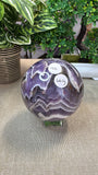 Chevron Amethyst Sphere