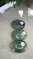 Prehnite Palm Stones