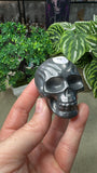 Shungite skull