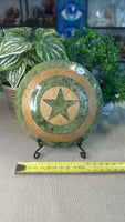 Green Jade Captain America Shield