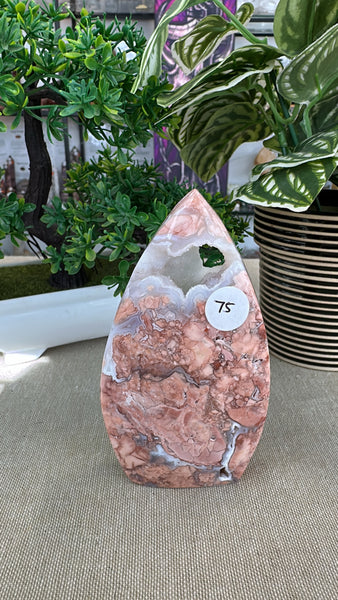 Pink Agate Free Form