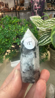 Rainbow moonstone points