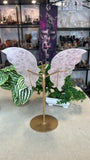 Rose Quartz Butterfly Wings