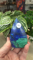 Azurite and Malachite Free Forms