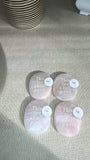 Rose Quartz engraved worry stones