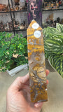 Orange Druzy Agate Tower