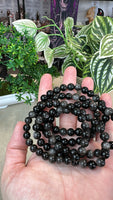 Silver Obsidian Bracelet