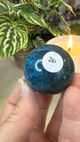 Blue Apatite Spheres