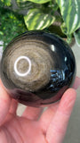 Golden Obsidian Sphere