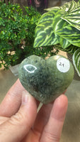 Prehnite hearts