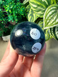 Blue fluorite Sphere