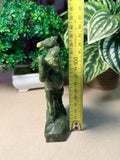 Green Jade Horse Carving