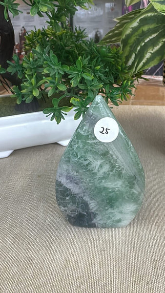 Feather Fluorite Free Form