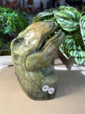 Green Jade T-Rex Head