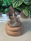 Smokey Quartz Tower on custom stand