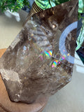 Smokey Quartz Tower on custom stand