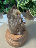 Smokey Quartz Tower on custom stand