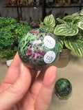 Ruby Zoisite Spheres