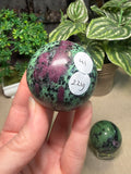 Ruby Zoisite Spheres