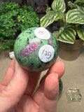 Ruby Zoisite Spheres