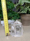 Clear Quartz Tower with Green Tourmaline