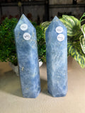 Blue Calcite Towers