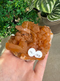 Tangerine Quartz Clusters