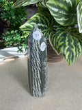 Green Zebra Jasper Tower
