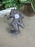 Silver Obsidian Horses