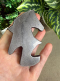 Silver Obsidian Horses