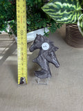 Silver Obsidian Horses