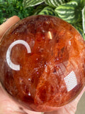 Fire Quartz Sphere