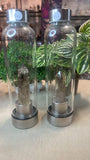 Smokey Quartz Glass Drink Bottles