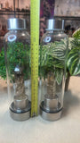 Smokey Quartz Glass Drink Bottles