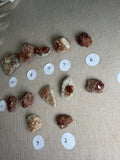 Orange Garnet Pieces