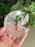 Rose Quartz Fairy In Moon
