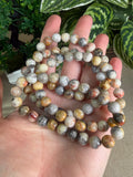 Crazy lace agate bracelets 8mm